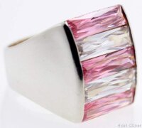 Extravaganter großer Echt Silber Damen Ring...