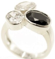Echt Silber Damen Ring Schmuck Fingerring W 52...