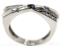 Echt Silber Damen Ring Schmuck Fingerring W 52...