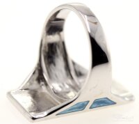 Echt Silber Damen Ring Schmuck Fingerring W 56...
