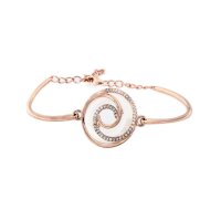 ITRR Damen Armband 925 Sterling Silber rosé Ceramic