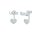 MABINA Ohrstecker Herz Love Zirkonia 925 Sterling Silber 563113