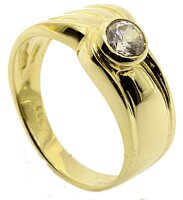 Damen Ring echt Gold 333 Zirkonia Gr. 54