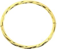 Damen Armreif mit Scharnier und Sicherheitsacht echt Gold...