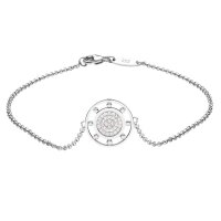 Armband für Damen Glamour Dots echt 925 Silber ST1417