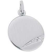 Kettenanhänger Gravurplatte Sterling Silber inkl....