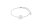 XENOX Damen-Armband Love Letter 925 Silber 15-18,5 cm XS3709