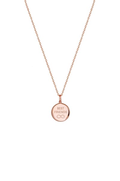 XENOX Damen-Kette Collier Love Letter 925 Silber rosé 45 cm XS3710R