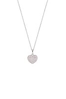 XENOX Damen-Kette Collier Love Story 925 Silber Zirkonia...
