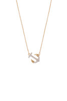 XENOX Damen-Kette Collier Crazy Wave 925 Silber vergoldet...