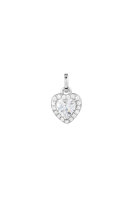 XENOX Damen-Anhänger Herz 925 Sterling Silber...