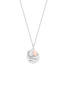 XENOX Damen-Kette 925 Sterling Silber rosé 45cm...