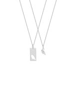 XENOX Damen-Kette 925 Sterling Silber rhodiniert Zirkonia...