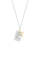 XENOX Damen-Kette 925 Sterling Silber vergoldet Zirkonia...