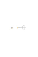XENOX Damen-Ohrstecker 925 Sterling Silber vergoldet...