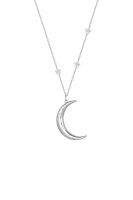 XENOX Damen-Kette Collier Moon Walk 925 Silber Zirkonia...