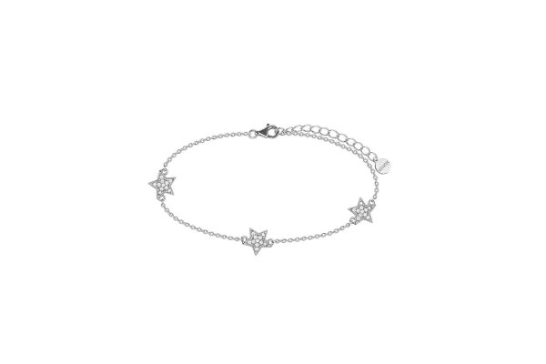 XENOX Damen-Armband Moon Walk 925 Silber Zirkonia 18,5 cm XS1523
