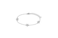 XENOX Damen-Armband Moon Walk 925 Silber Zirkonia 18,5 cm...