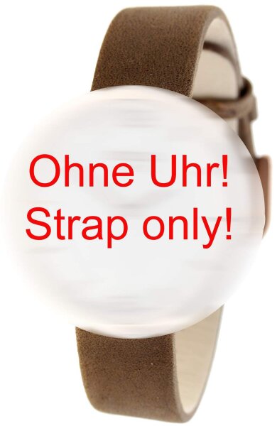 Boccia Original Lederband Armband für Uhr Modell 3244-04