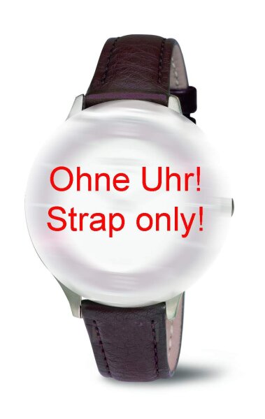 Boccia Original Lederband Armband für Uhr Modell 3249-02