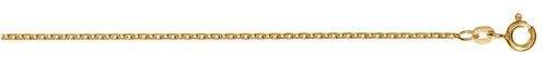 Goldkette Anker diamantiert 1,7mm 333 (8kt) Gelbgold