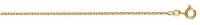 Goldkette Anker diamantiert 1,7mm 333 (8kt) Gelbgold