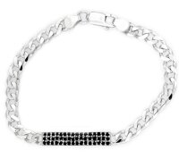 Damen-Armband 925 Sterling Silber mit Zirkonia 19 cm