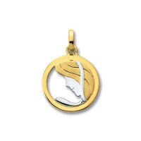Anhänger Sternzeichen Jungfrau Gold 333