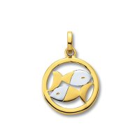 Anhänger Sternzeichen Fische Gold 333