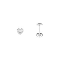 Ohrstecker Herz Silber 925