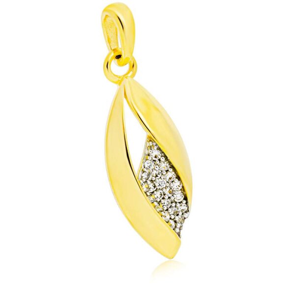 Anhänger für Damen aus 8 Karat (333) Gelbgold mit Zirkonia 53-114261