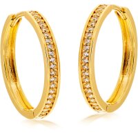 Damen-Ohrring Creolen aus 8 Karat (333) Gelbgold 43-190212