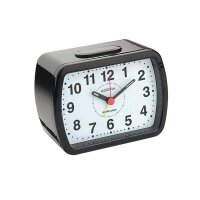 Wecker quarz analog mit Glocke schwarz BA309S-C