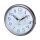 Wecker quarz analog ohne Ticken grau