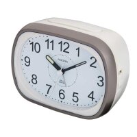Adora Wecker mit mechanischer Glocke weiss-Titan BA836SP
