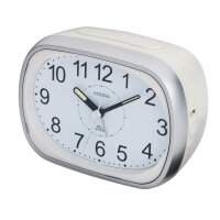 Adora Wecker mit mechanischer Glocke weiss-silber BA836SP