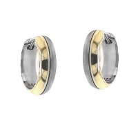 Ohrringe aus 925 Sterling Silber bicolor 49-212223-4