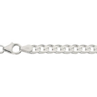 Armband Flachpanzer facettiert 5,3mm aus 925 Sterling...