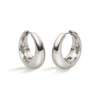 Boccia Creolen aus Reintitan, Ø 21 mm