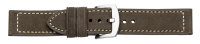 Lederband mit Naht dunkelbraun