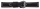 Lederband mit Naht schwarz matt