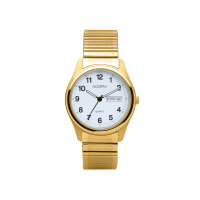 Adora Herrenuhr vergoldet Analog Quarz mit Zugband AB6423