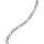 Edelstahl Figaro-Kette, matt, 7 mm, 55 cm
