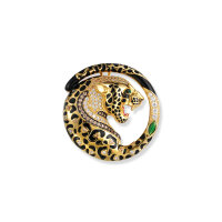Seinerzeit Kiani Leoparden Anhänger / Brosche