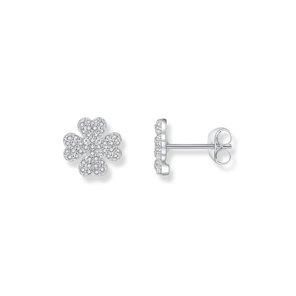 Seinerzeit Clover Kleeblatt Ohrringe