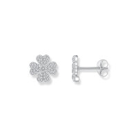 Seinerzeit Clover Kleeblatt Ohrringe