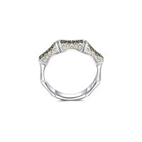 Seinerzeit Emerald Bambus Ring