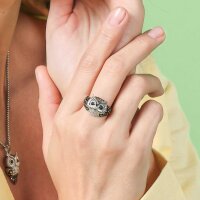 Seinerzeit Merlin Eulen Ring
