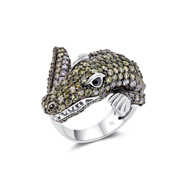 Seinerzeit Charles Krokodil Ring