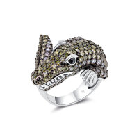 Seinerzeit Charles Krokodil Ring